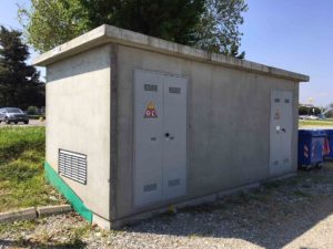 Cabine elettriche a pannelli | Modulo Cimac | Produzione in serie di cabine elettriche prefabbricate in c.a.v. e omologate ENEL
